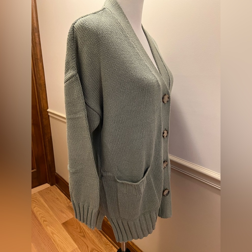 Loft Button Down Knit Sweater - image 2